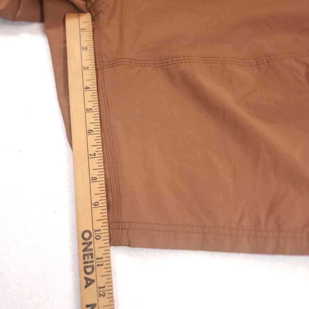 Rugged Wear Mens 40 Brown Nylon Stretch Cargo Shorts NWT‎